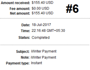 iWriter Payment Proof 6