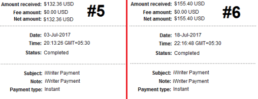 Article Writting Payment Proof