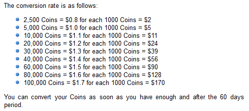 Coins Conversion