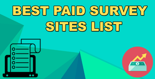best paid survey sites list